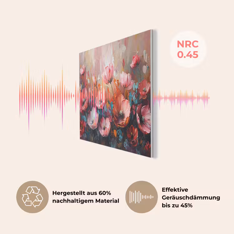 Klaprozen - Roze - Bloemen - Botanisch - Kunst PET vilt klein -USP_DE