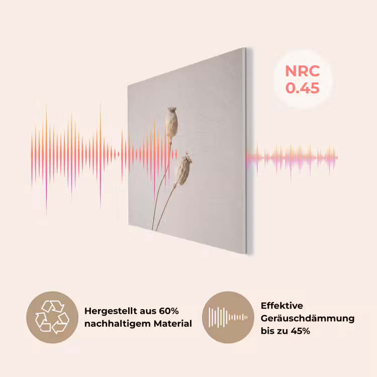 Papaverbollen - Droogbloemen - Minimalistisch - Beige - Rustig PET vilt klein -USP_DE
