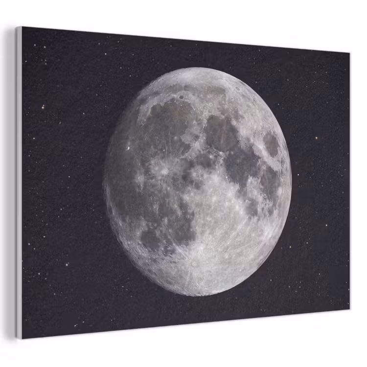 Akustikbild - Mond – Sterne – Weltraum - Maan - Sterren - Ruimte PET vilt klein