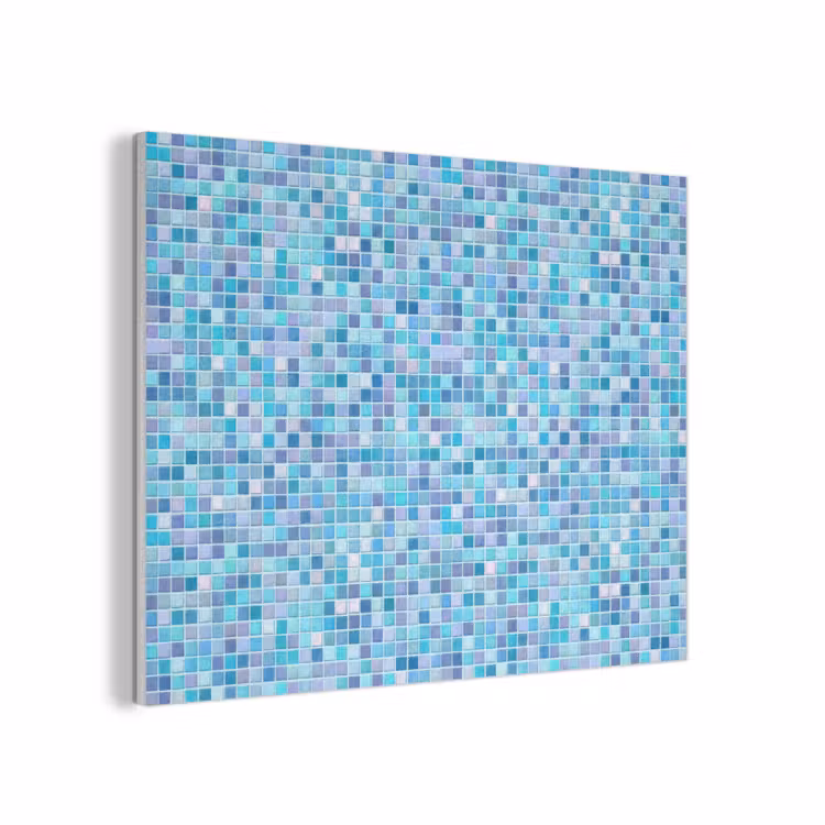 Mozaïek - Patroon - Turquoise PET vilt klein 837 -3d