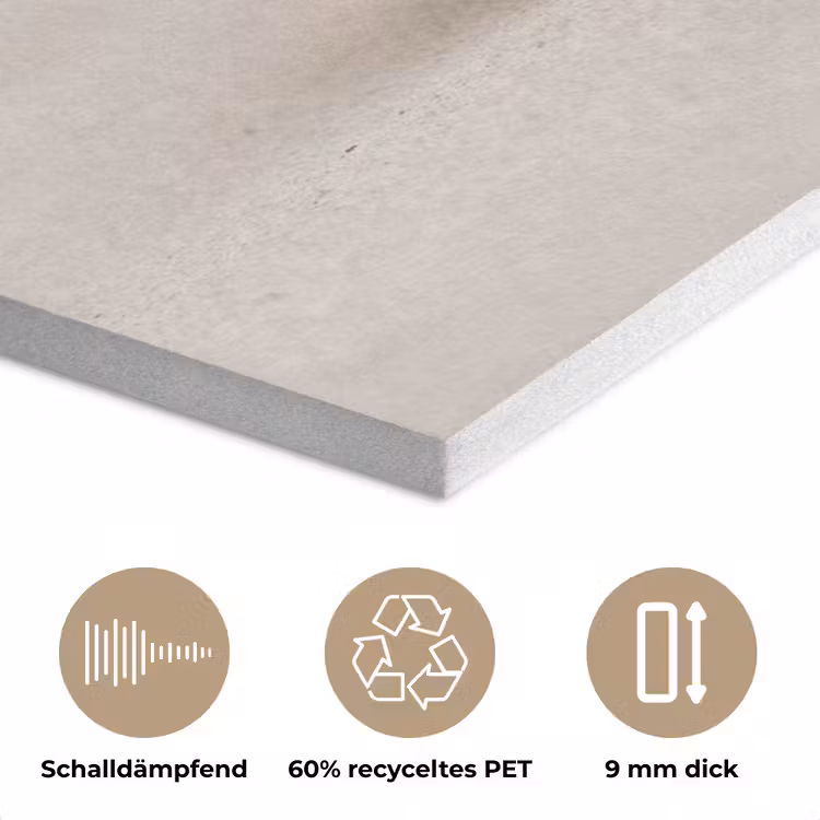 Schelp - Spiraal - Beige PET vilt klein -closeup_DE