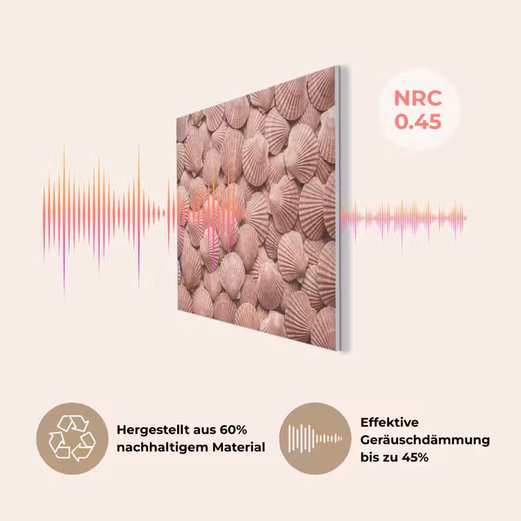 Schelpen - Patroon - Roze PET vilt klein -USP_DE