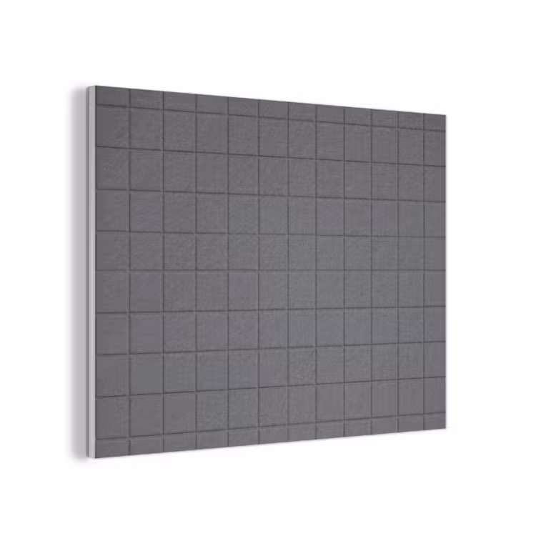 Patroon - Tegel - Grafiet - Grijs PET vilt klein 837 -3d