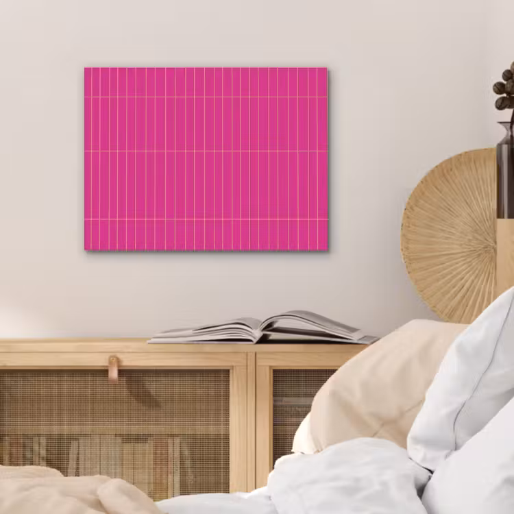 Patroon - Tegel - Magenta - Roze PET vilt klein 837 -sfeer3