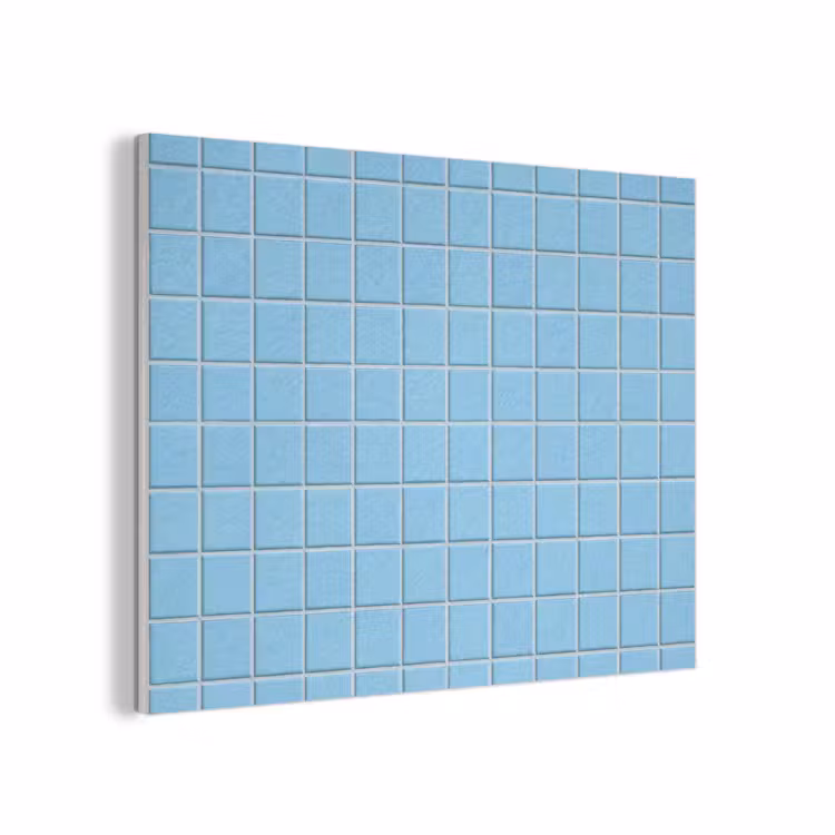 Patroon - Tegel - Pastel - Blauw PET vilt klein 837 -3d