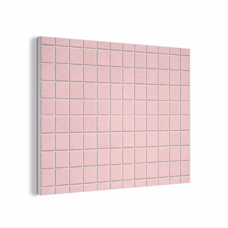 Patroon - Tegel - Pastelroze PET vilt klein 837 -3d