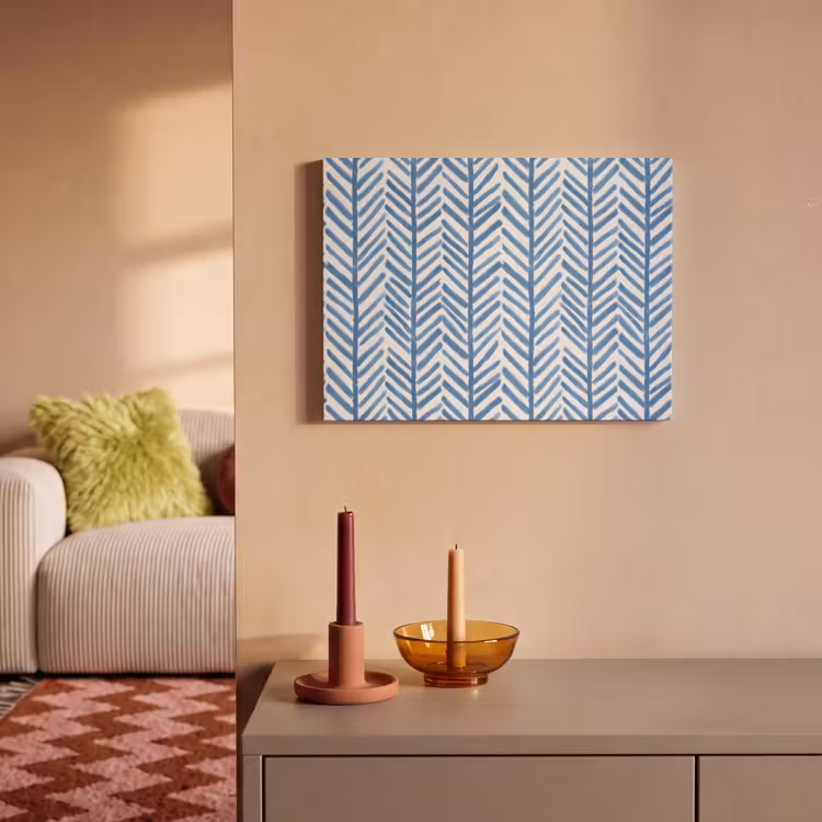 Patroon - Streep - Blauw PET vilt klein 837 -sfeer1