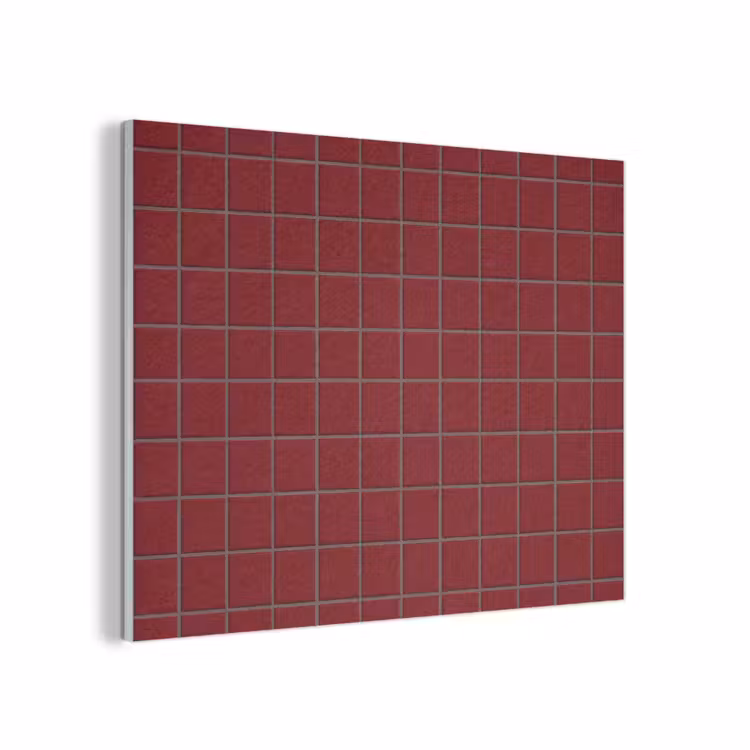 Patroon - Tegels - Burgundy PET vilt klein 837 -3d