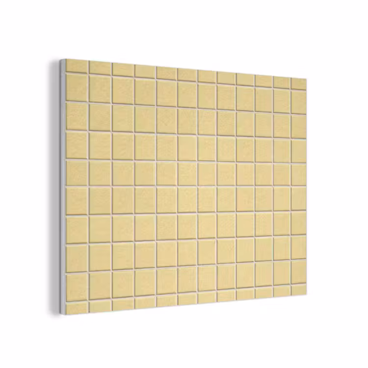 Patroon - Tegels - Geel PET vilt klein 837 -3d