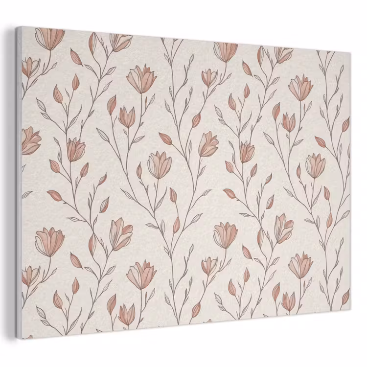 Patroon - Klassiek - Roze PET vilt klein 837 -3d