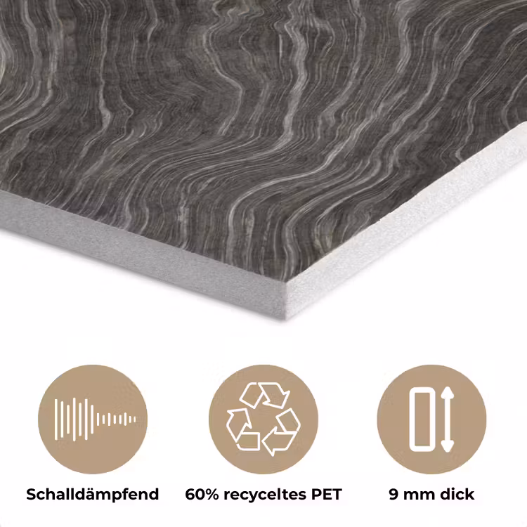 Patroon - Contrast - Antraciet PET vilt klein 837 -closeup_DE