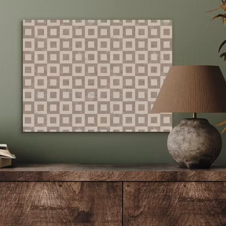 Patroon - Marmer - Beige PET vilt klein 837 -sfeer2