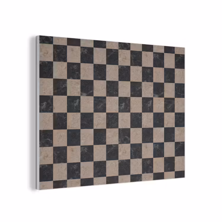 Patroon - Dambord - Marmer PET vilt klein 837 -3d
