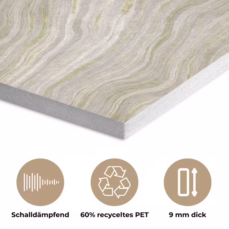 Patroon - Sereen - Groen PET vilt klein 837 -closeup_DE