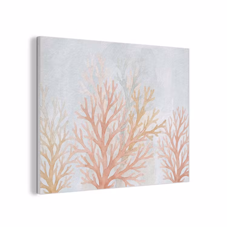Natuur - Abstract - Aquarel - Organisch - Warm PET vilt klein -3d