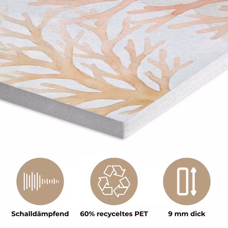 Natuur - Abstract - Aquarel - Organisch - Warm PET vilt klein -closeup_DE