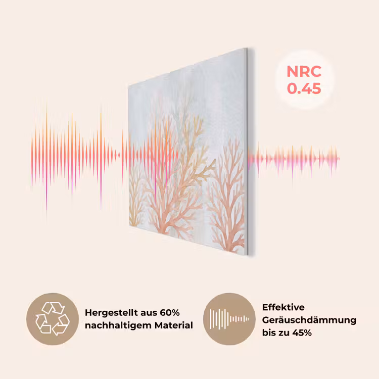 Natuur - Abstract - Aquarel - Organisch - Warm PET vilt klein -USP_DE