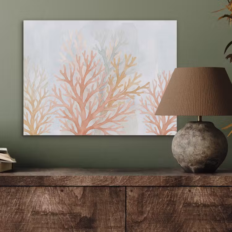 Natuur - Abstract - Aquarel - Organisch - Warm PET vilt klein -sfeer2