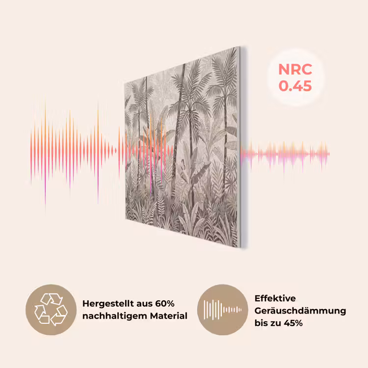 Natuur - Bladeren - Landschap - Mozaïek - Beige PET vilt klein -USP_DE