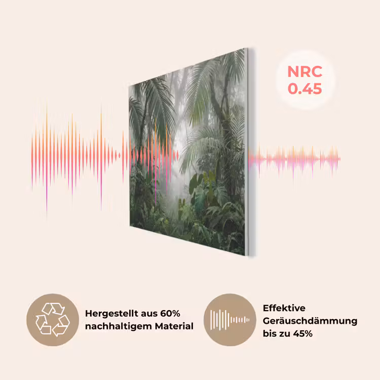 Natuur - Jungle - Mist - Tropisch - Groen PET vilt klein -USP_DE