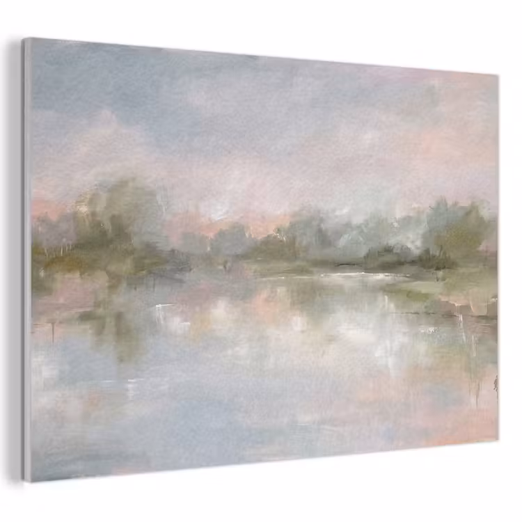Natuur - Landschap - Abstract - Water - Groen PET vilt klein -3d
