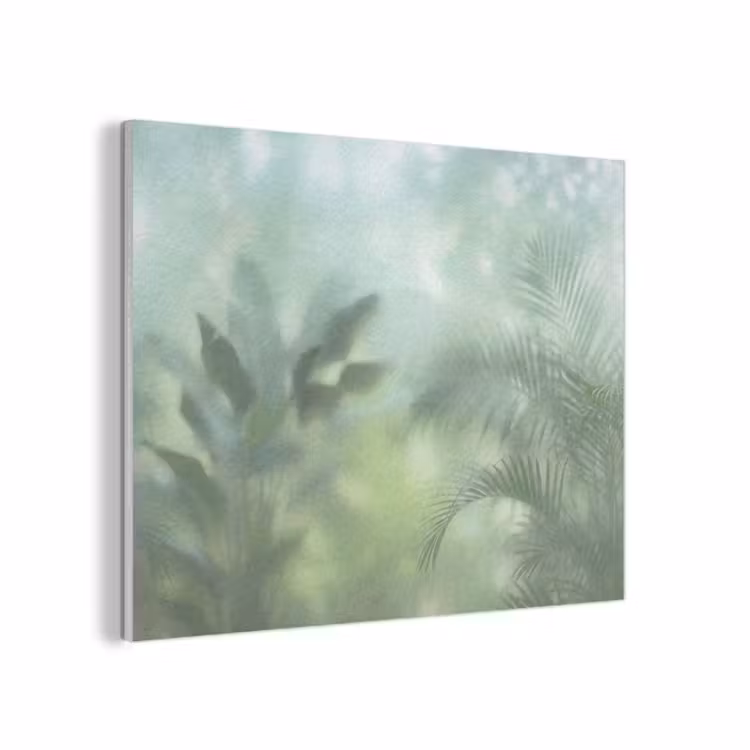 Natuur - Vervaagd - Groen - Abstract - Modern PET vilt klein -3d