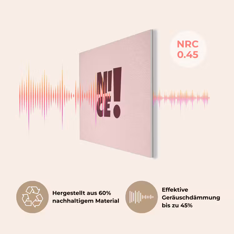Nice - Uitroepteken - Roze PET vilt klein -USP_DE