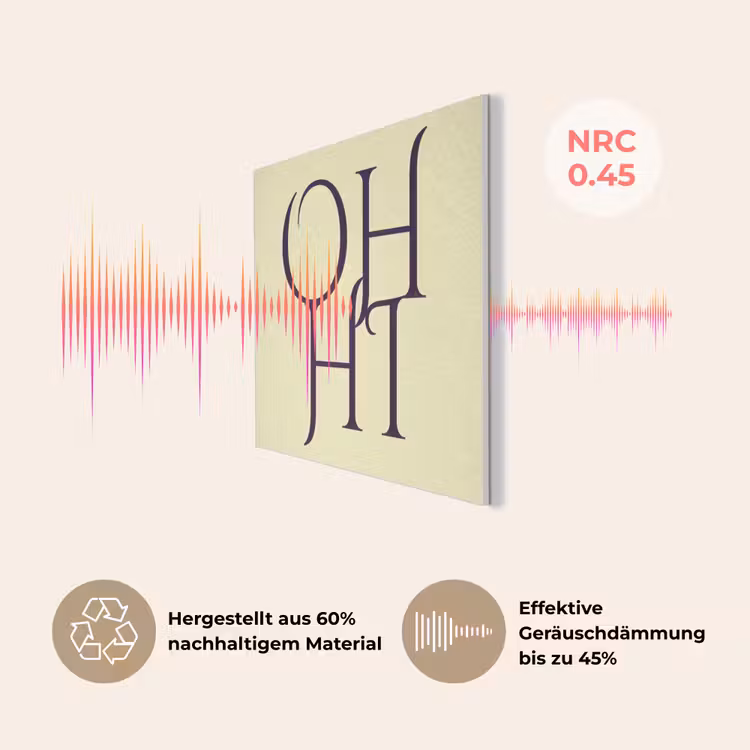 Oh hi - Geel - Monogram PET vilt klein -USP_DE