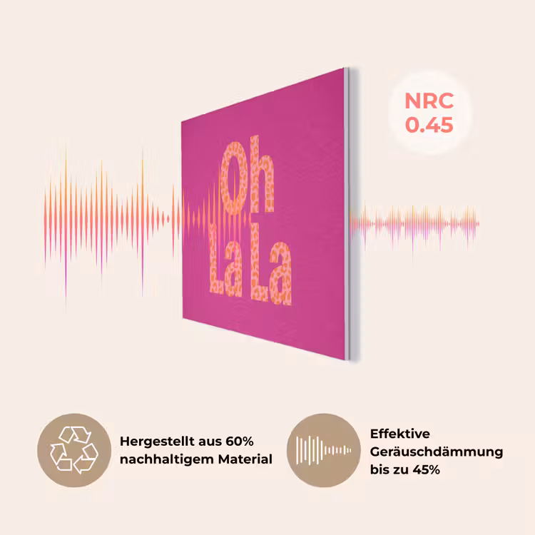 Oh la la - Luipaardprint - Roze PET vilt klein -USP_DE