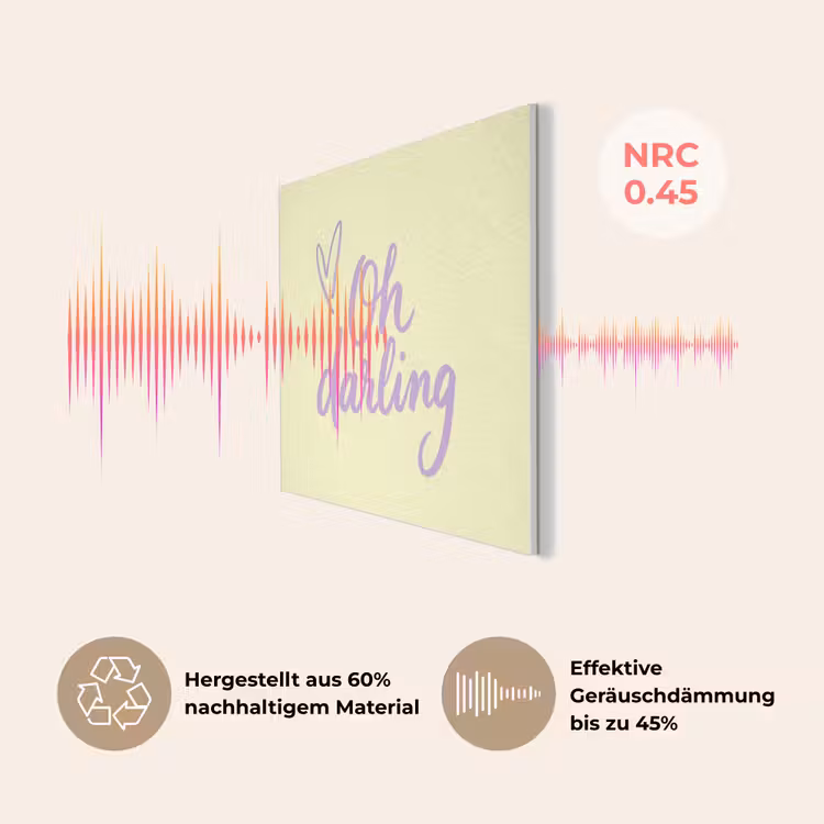 Oh darling - Geel - Hart PET vilt klein -USP_DE