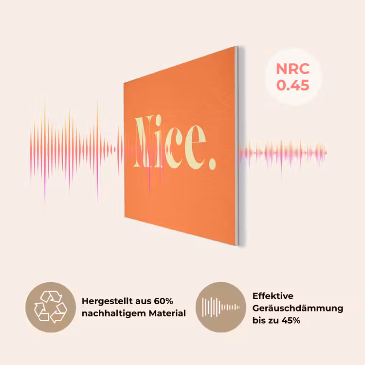 Oranje - Gebroken wit - Nice PET vilt klein -USP_DE