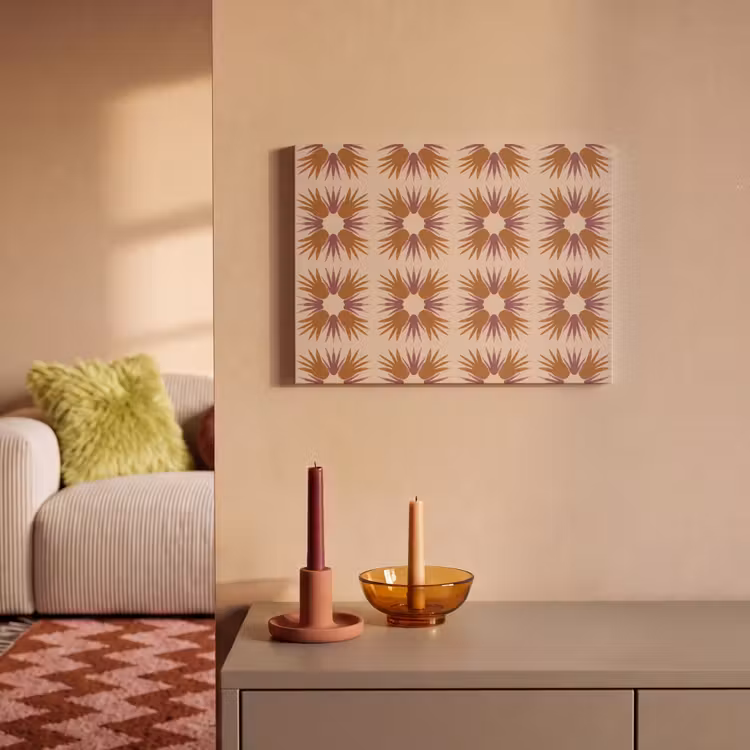 Ornament - Patroon - Oker PET vilt klein 837 -sfeer1