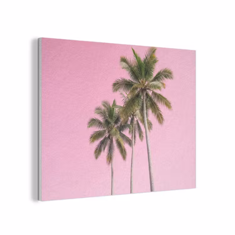 Palmboom - Tropisch - Pink PET vilt klein -3d