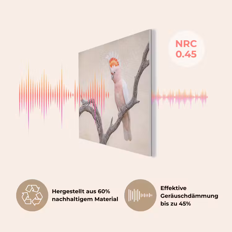 Papagaai - Tak - Roze PET vilt klein -USP_DE