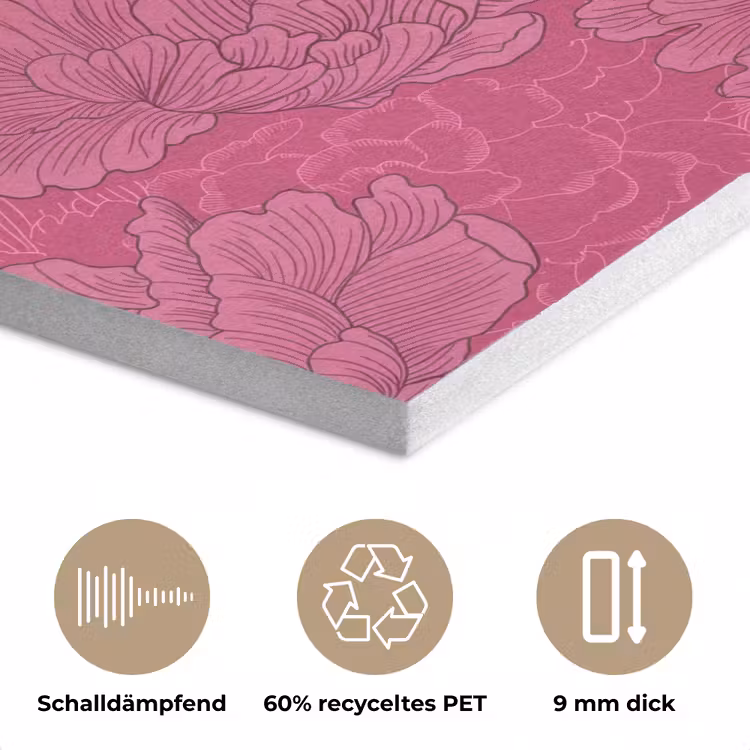 Pioenrozen - Energiek - Roze PET vilt klein 837 -closeup_DE