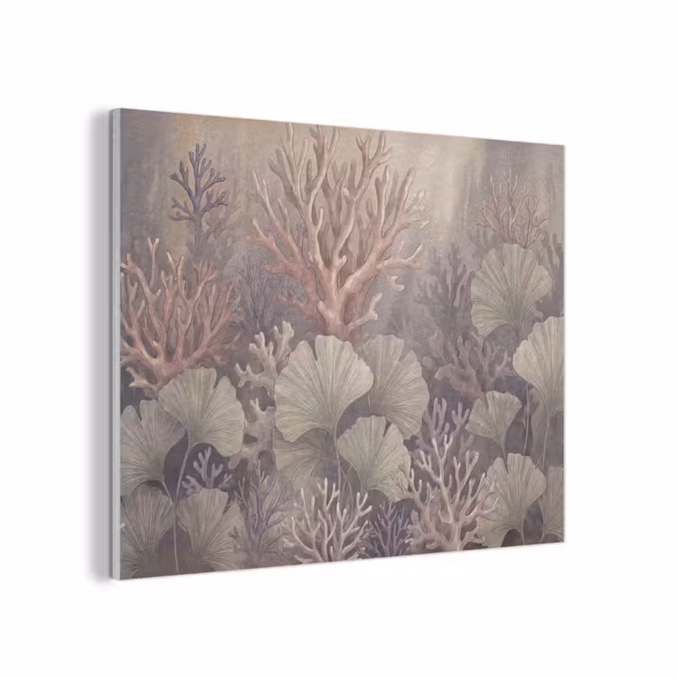 Plant - Bladeren - Zee - Illustratie - Groen PET vilt klein -3d