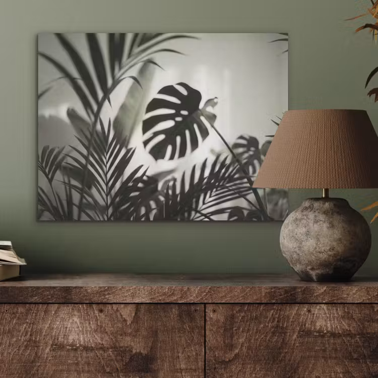 Planten - Bladeren - Natuur - Minimalistisch - Groen PET vilt klein -sfeer2