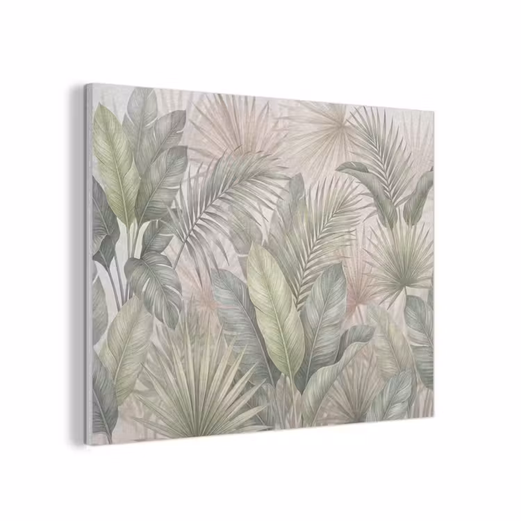 Planten - Tropisch - Bladeren - Groen - Natuur PET vilt klein -3d