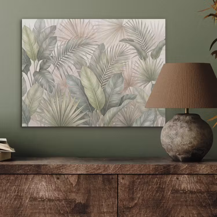 Planten - Tropisch - Bladeren - Groen - Natuur PET vilt klein -sfeer2