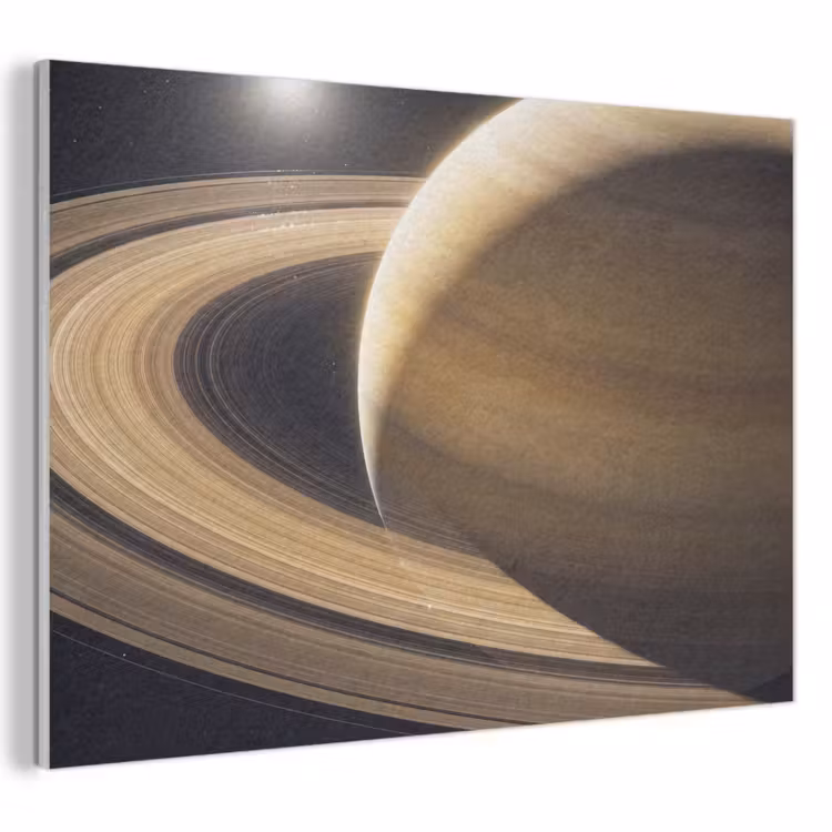 Akustikbild - Planet – Ringe – Weltraum - Planeet - Ringen - Ruimte PET vilt klein
