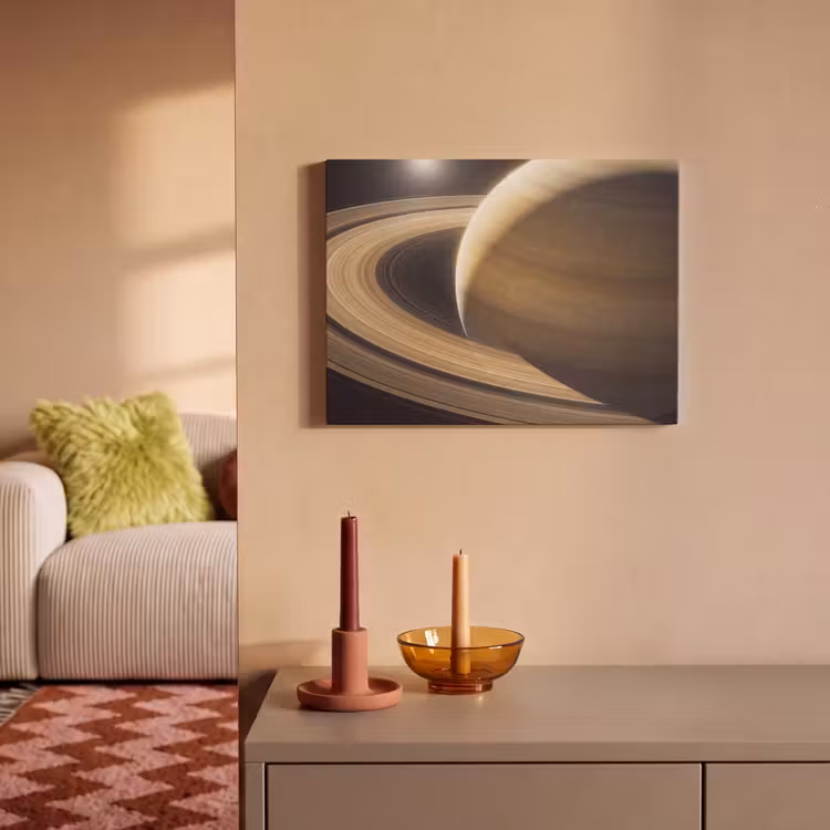 Akustikbild - Planet – Ringe – Weltraum - Planeet - Ringen - Ruimte PET vilt klein