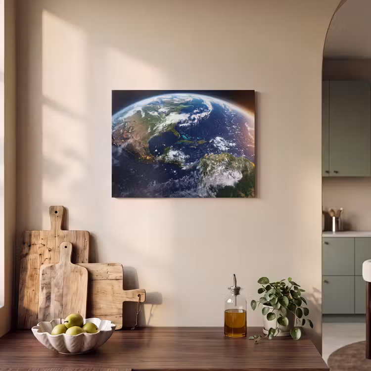 Akustikbild - Planet – Weltraum – Kosmos - Planeet - Ruimte - Kosmos PET vilt klein