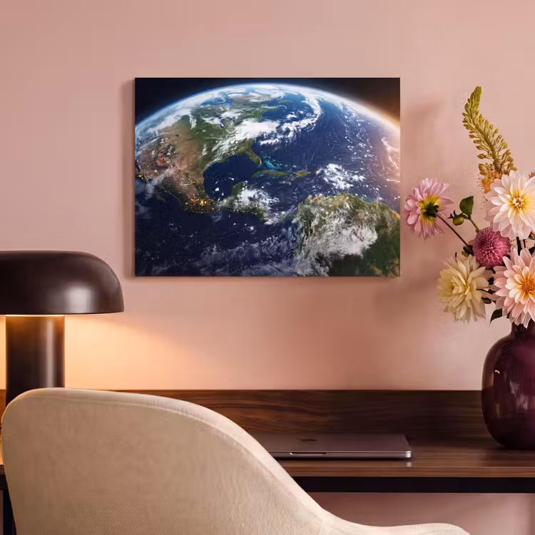 Akustikbild - Planet – Weltraum – Kosmos - Planeet - Ruimte - Kosmos PET vilt klein