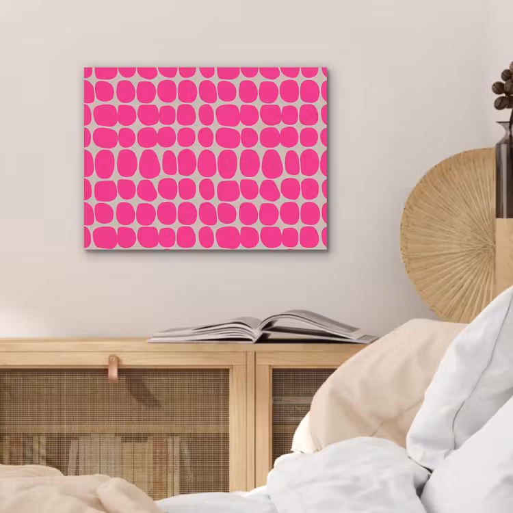 Stippen - Patroon - Roze PET vilt klein 837 -sfeer3