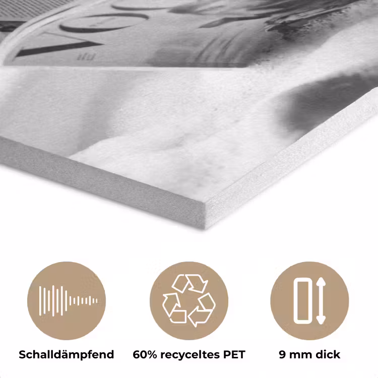 Relaxt - Bad - Zwart - Wit PET vilt klein -closeup_DE