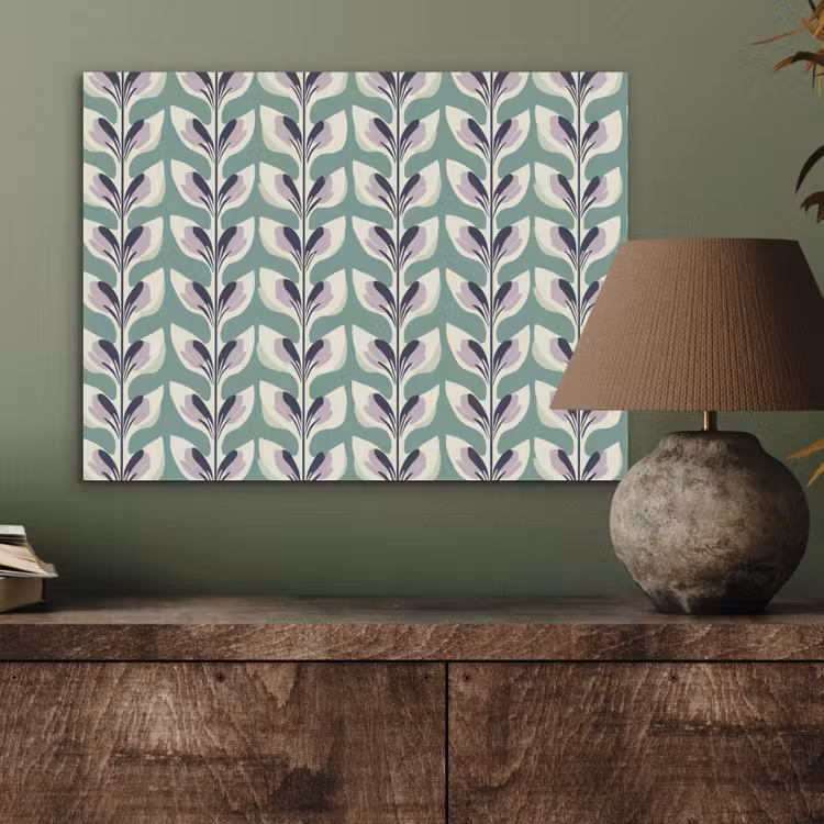 Retro - Modern - Groen PET vilt klein 837 -sfeer2