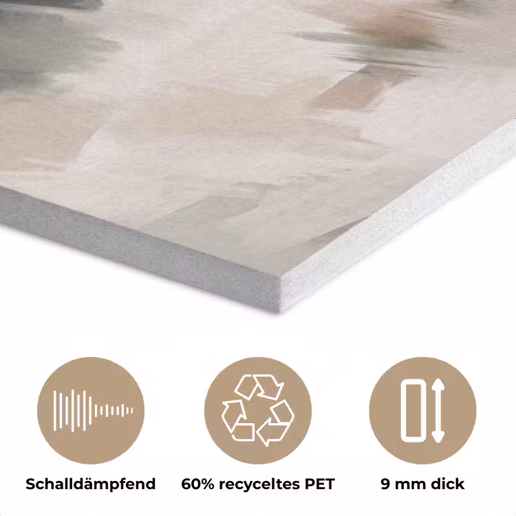 Edelhert - Gewei - Schildering - Rustiek PET vilt klein -closeup_DE