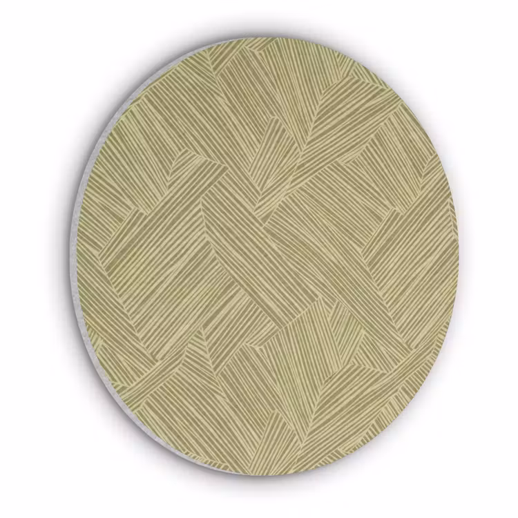 Abstract - Modern - Groen Akoestische PET Vilt - Rond klein 838 -3d