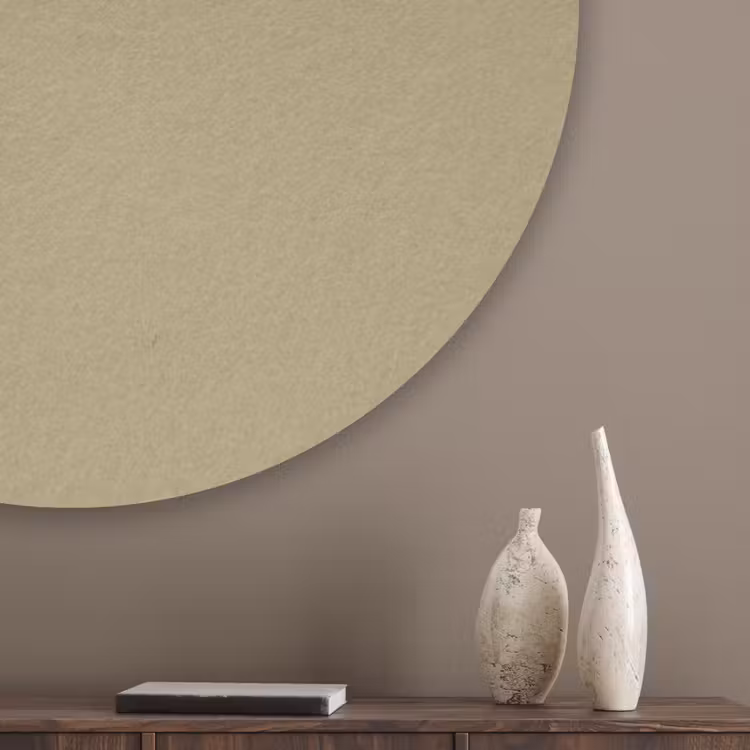 Antique - Moss - Groen Akoestische PET Vilt - Rond klein 838 -sfeer5_closeup