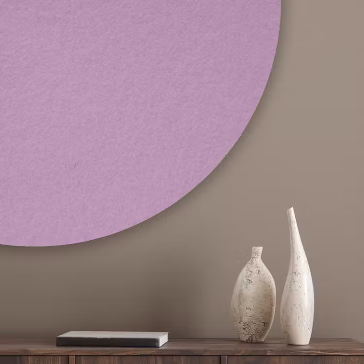 Antique - Orchid - Paars Akoestische PET Vilt - Rond klein 838 -sfeer5_closeup